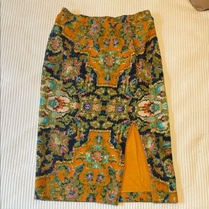 Vintage Maeve Patterned Women's Skirt